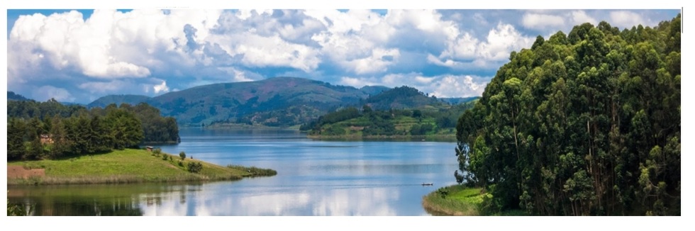 Lake Bunyonyi panoramic view
